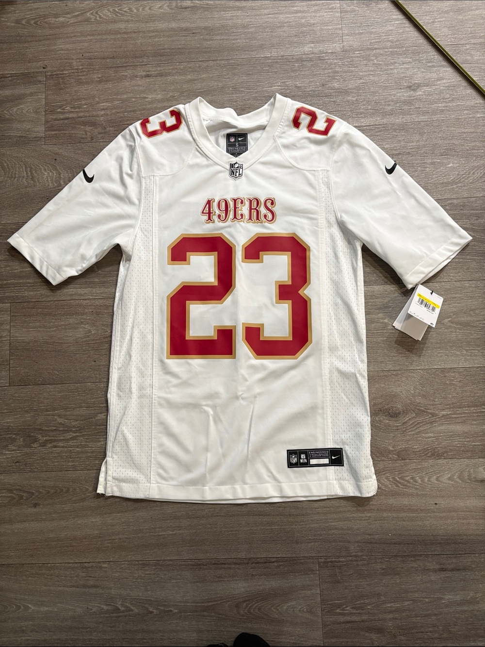 Nike White San Francisco 49ers Christian McCaffrey Jersey